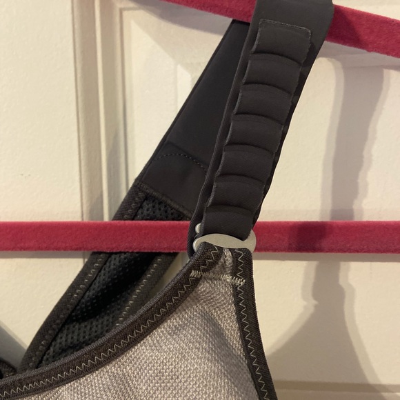 Grey racerback sports bra. Comfortable/adjustable. - Picture 4 of 5